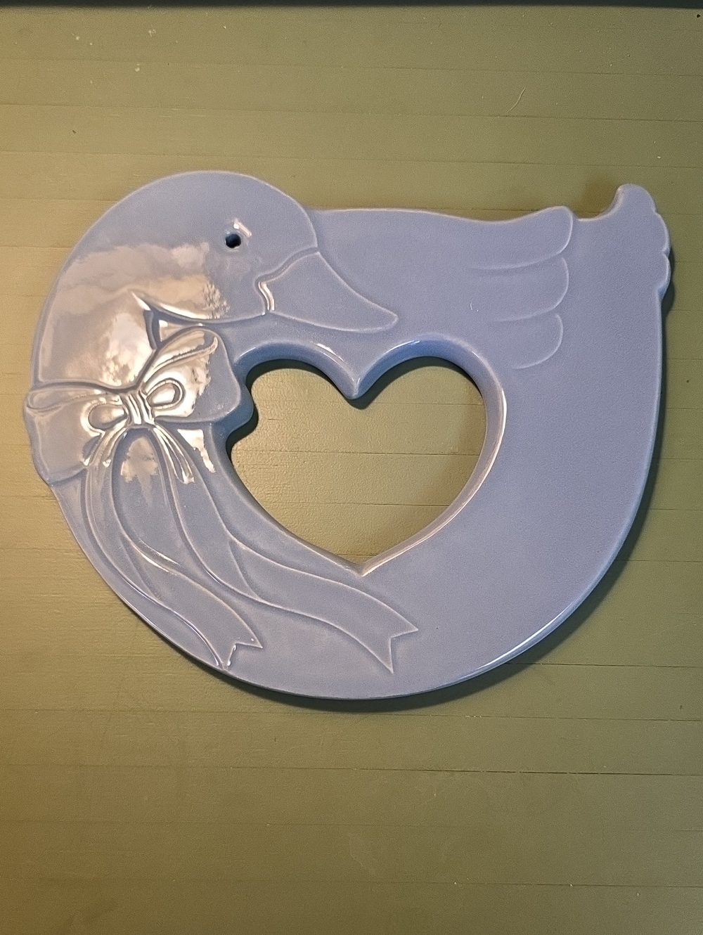 Vintage Treasure Craft, Made in the USA 1980's Trivet or Wall Hanger, Goose
